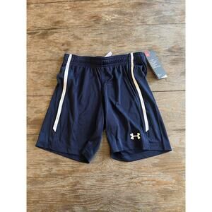 Under Armour Youth Instinct Shorts Midnight Navy (410)/White Small